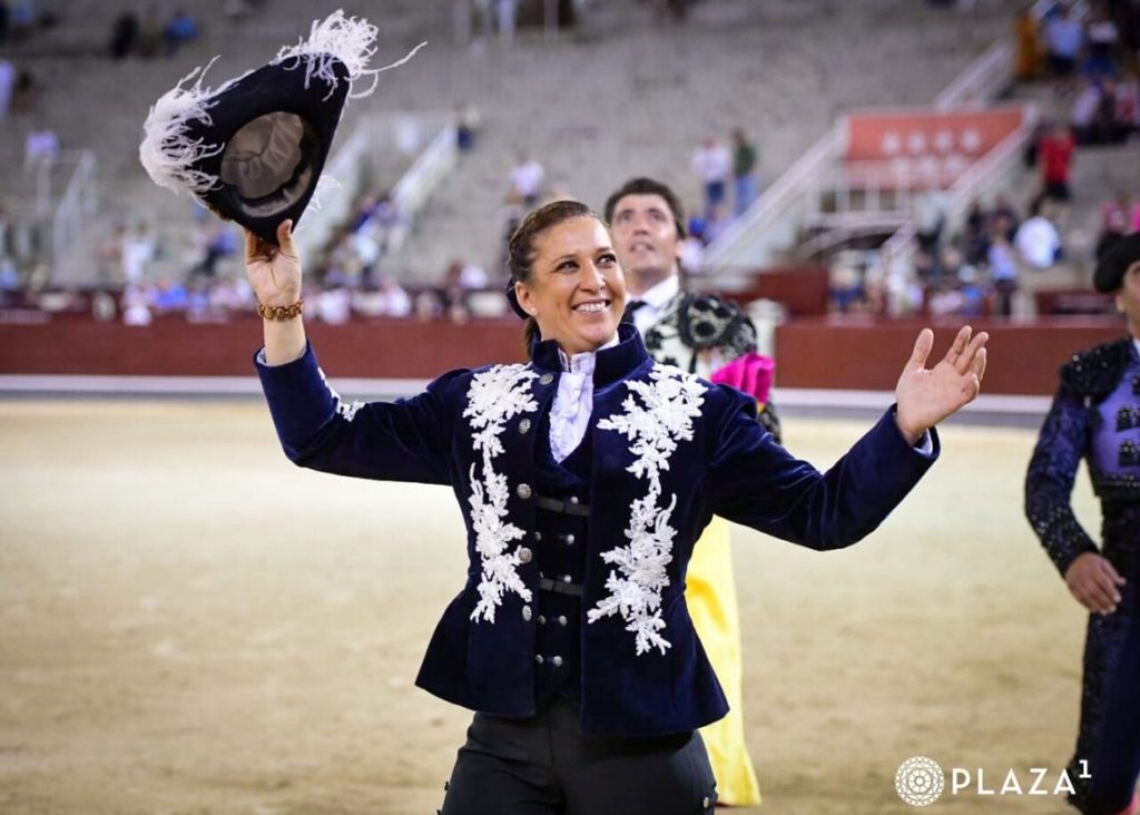 Ana Rita em corrida mista em Peraleda de La Mata