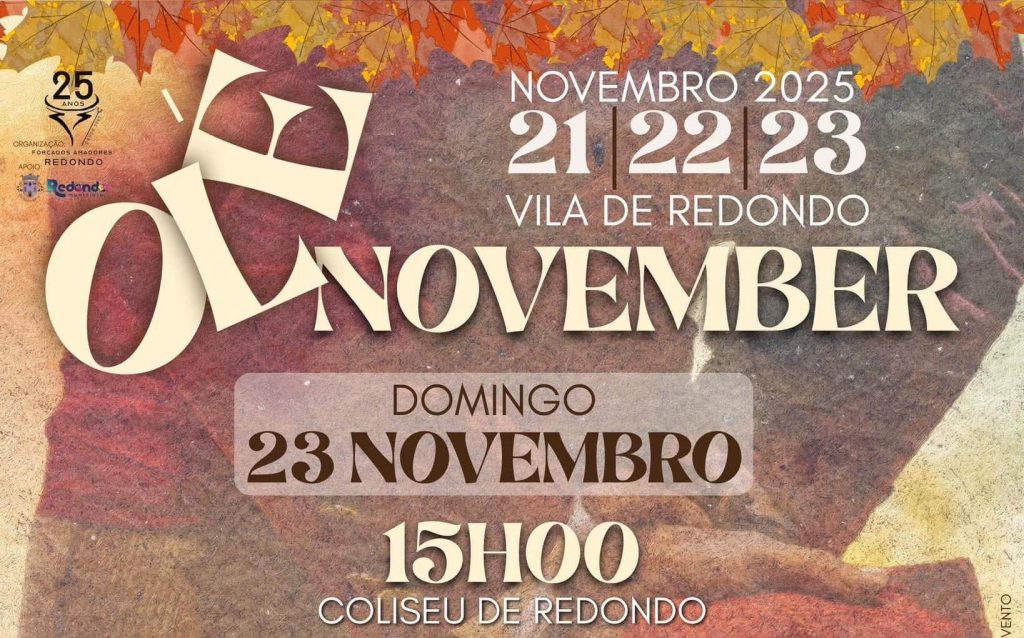 Coliseu de Redondo abre portas ao futuro nos dias 21, 22 e 23 de Novembro