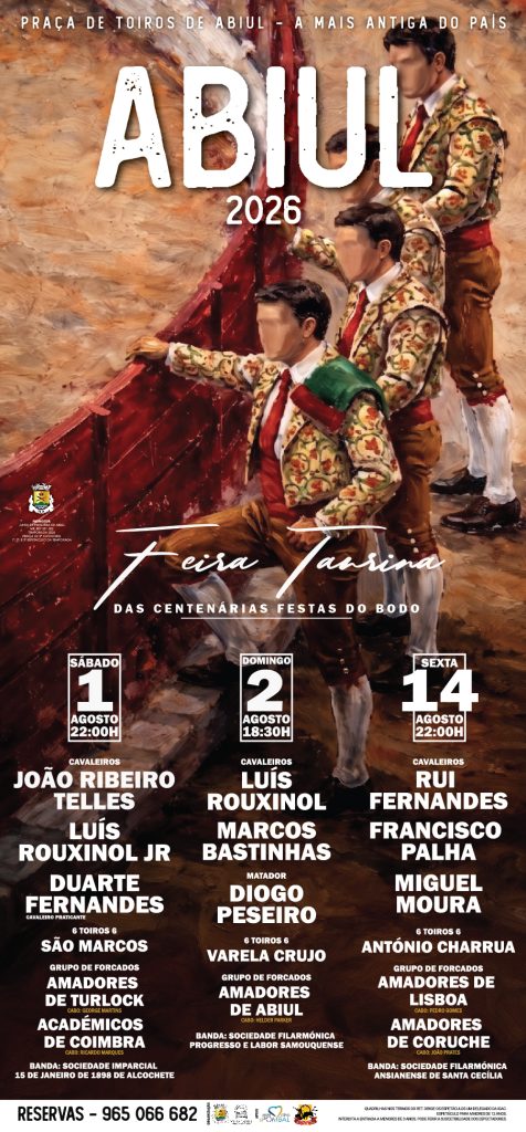 Estreia dos Forcados Amadores de Abiul marca Feira Taurina das Festas do Bodo