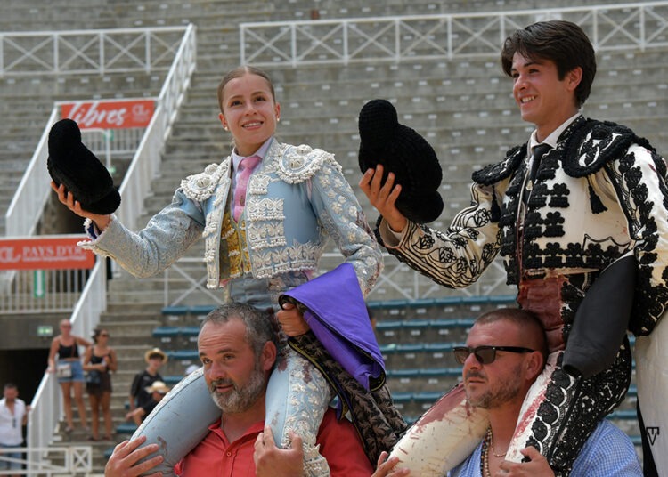 Olga Casado e Clóvis triunfam na matinal de Béziers
