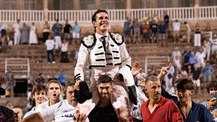Alejandro Talavante a ombros em Palma de Maiorca