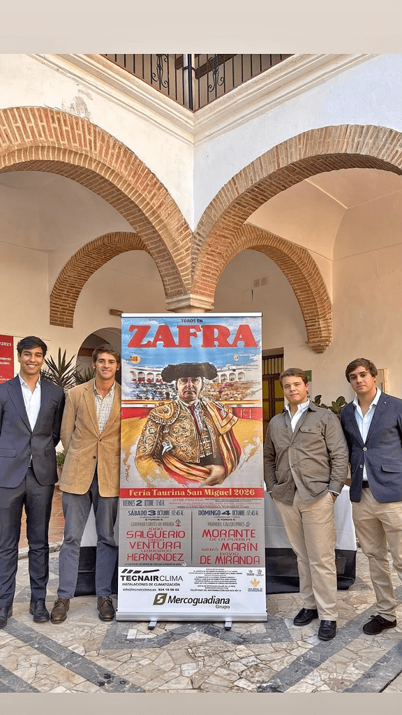 João Salgueiro com Ventura e Hernández em Zafra. Aposento da Moita volta a marcar presença