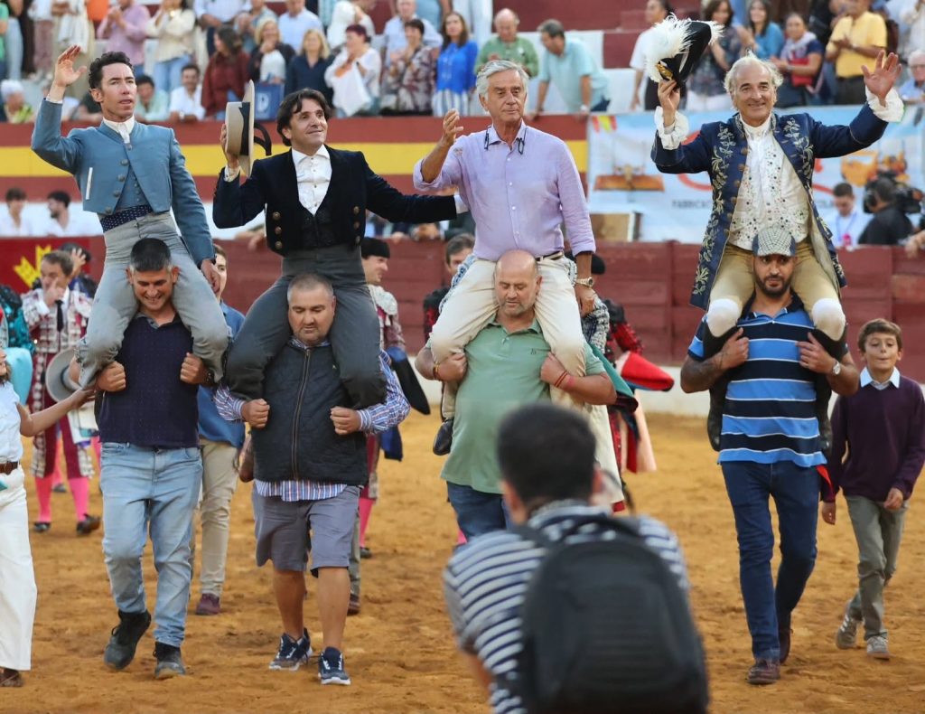 Salgueiro, Ventura e Leonardo a ombros em Zafra